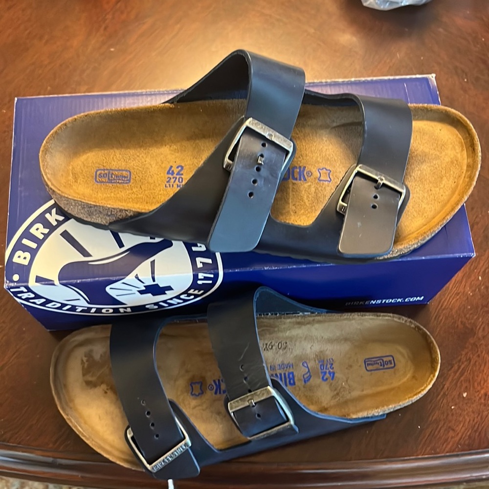 Arizona blue Birkenstocks